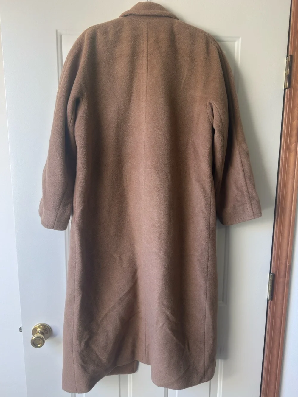 Aritzia babaton atelier slouch camel wool coat size 2 - Picture 8 of 13